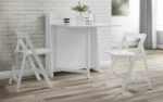 julian bowen Helsinki Hideaway Dining Set white or grey-1292