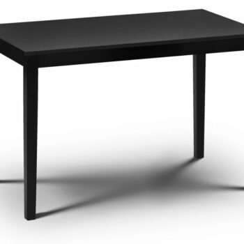 julian bowen Hudson Black Dining Table-0