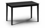julian bowen Hudson Black Dining Set-1430
