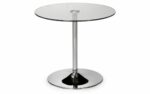 julian bowen Kudos Glass Pedestal Table-0
