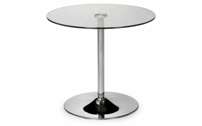 julian bowen Kudos Glass Pedestal Table-0
