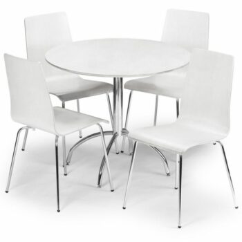 julian bowen Mandy white Dining Set-0
