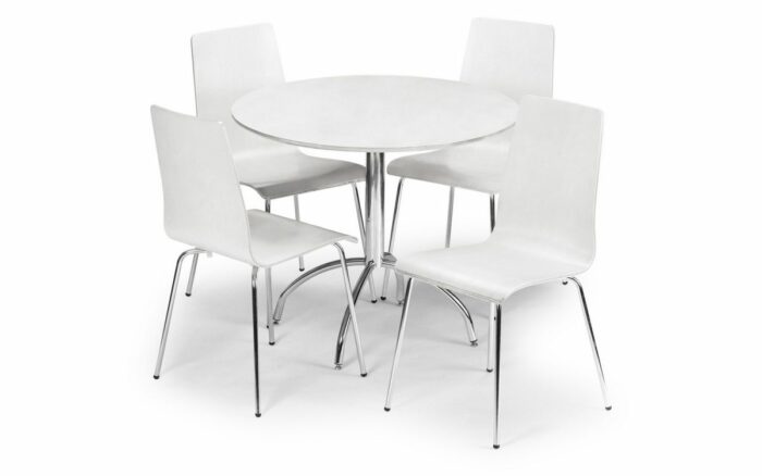 julian bowen Mandy white Dining Set-0