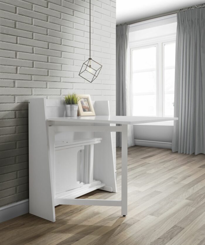 julian bowen Helsinki Hideaway Dining Set white or grey-3280