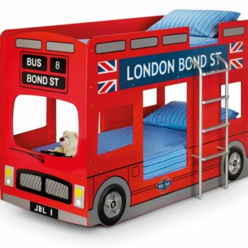 Julian Bowen wooden Double Decker London Bus Bunk Bed-0
