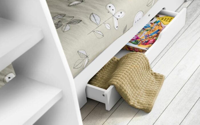 Julian Bowen wooden Orion Bunk Bed - Glow in Dark Ladder-sonoma light oak-3220