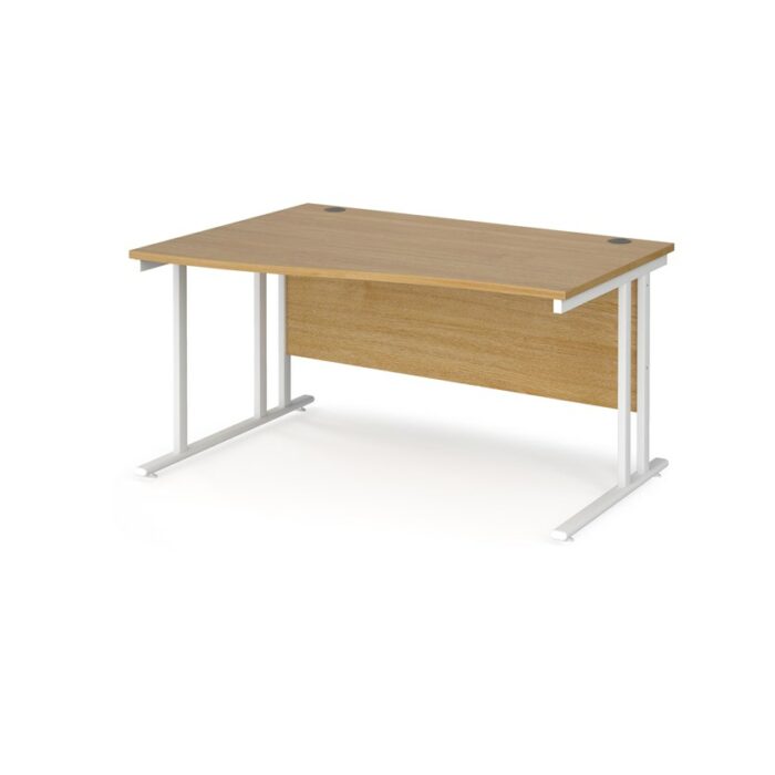 BIG DEALS Maestro 25 Cantilever Leg Wave Desk 800mm Deep - Left Hand-17157
