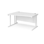 BIG DEALS Maestro 25 Cantilever Leg Wave Desk 800mm Deep - Left Hand-17151