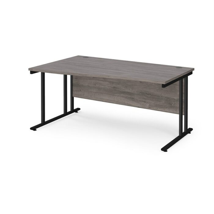 BIG DEALS Maestro 25 Cantilever Leg Wave Desk 800mm Deep - Left Hand-21643