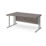 BIG DEALS Maestro 25 Cantilever Leg Wave Desk 800mm Deep - Left Hand-21642