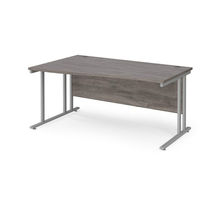 BIG DEALS Maestro 25 Cantilever Leg Wave Desk 800mm Deep - Left Hand-21642