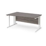 BIG DEALS Maestro 25 Cantilever Leg Wave Desk 800mm Deep - Left Hand-21644