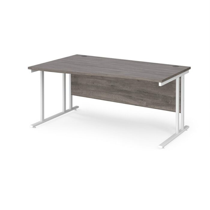 BIG DEALS Maestro 25 Cantilever Leg Wave Desk 800mm Deep - Left Hand-21644
