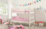 Julian Bowen wooden Barcelona Bunk Bed Pine or Stone White-3327