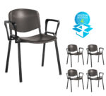 dams Taurus Plastic Chair (box of 4)-3123