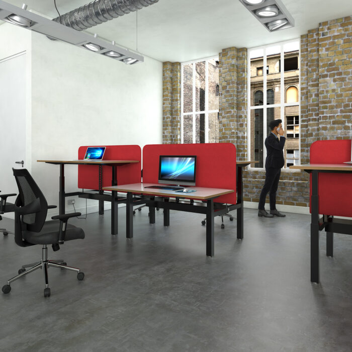 dams Elev8 Touch Back-to-Back desks - Twin Motors-2993