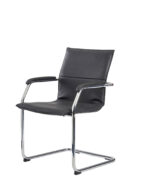 dams Essen leather visitor meeting chair-3098