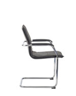 dams Essen leather visitor meeting chair-3095