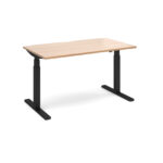 dams Elev8 Touch Single Desk - Twin Motors-3032