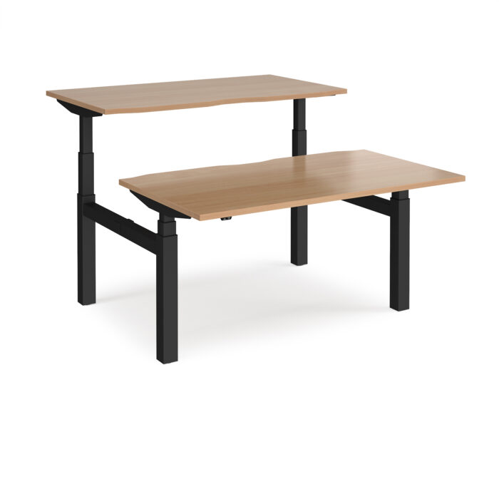 dams Elev8 Touch Back-to-Back desks - Twin Motors-20538