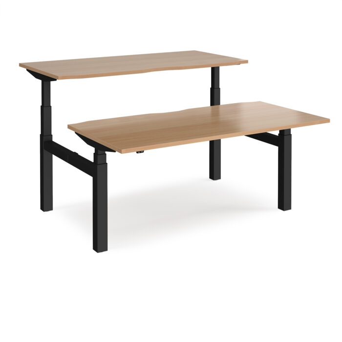 dams Elev8 Touch Back-to-Back desks - Twin Motors-20539