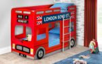 Julian Bowen wooden Double Decker London Bus Bunk Bed-3278