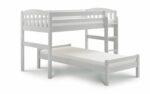 Julian Bowen wooden Max Combination Multiway Bed-stone white/dove grey-0