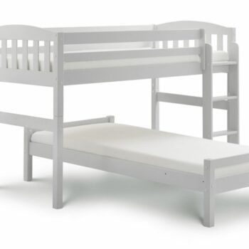 Julian Bowen wooden Max Combination Multiway Bed-stone white/dove grey-0
