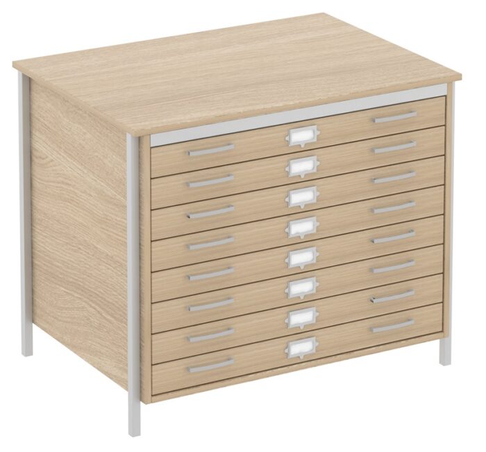 Elite Norton A1 Size Architect Plan Chest 1, 3, 6 or 8 Drawers-0