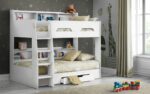 Julian Bowen wooden Orion Bunk Bed - Glow in Dark Ladder-sonoma light oak-3218