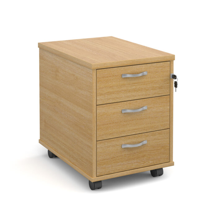 BIG DEALS Low Mobile Wooden Pedestal 2 or 3 Drawer-2538