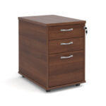 BIG DEALS Tall Mobile Wooden Pedestal 3 Drawer-2574