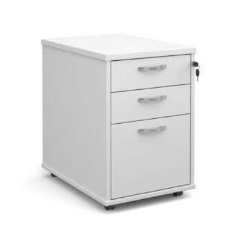 BIG DEALS Tall Mobile Wooden Pedestal 3 Drawer-0