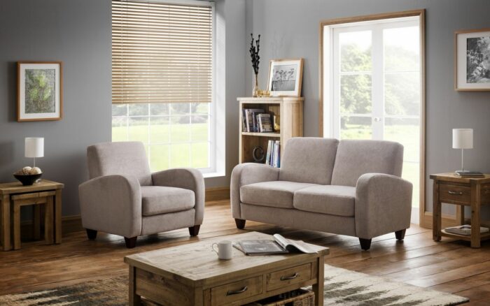 julian bowen Vivo Sofabed in Mink Chenille-5698