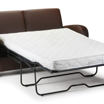 julian bowen Vivo Sofabed in Chestnut Faux Leather-0