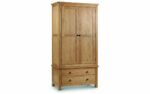 julian bowen Marlborough Oak Combination Wardrobe-0