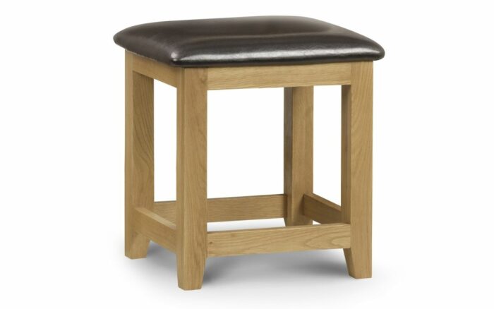 Julian Bowen Marlborough Oak Dressing Stool-0