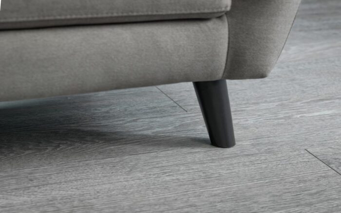 julian bowen Monza Retro Armchair Grey Linen Fabric-5648