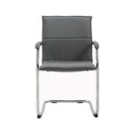 Essen leather visitor meeting chair Grey, Black, White or Red-8005