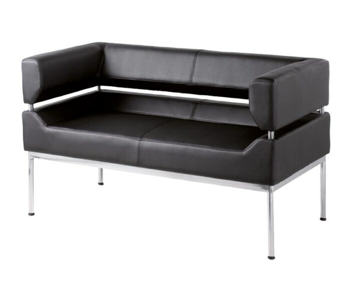 dams Benotto reception black faux leather -4140