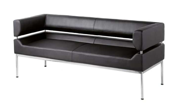 dams Benotto reception black faux leather -4138