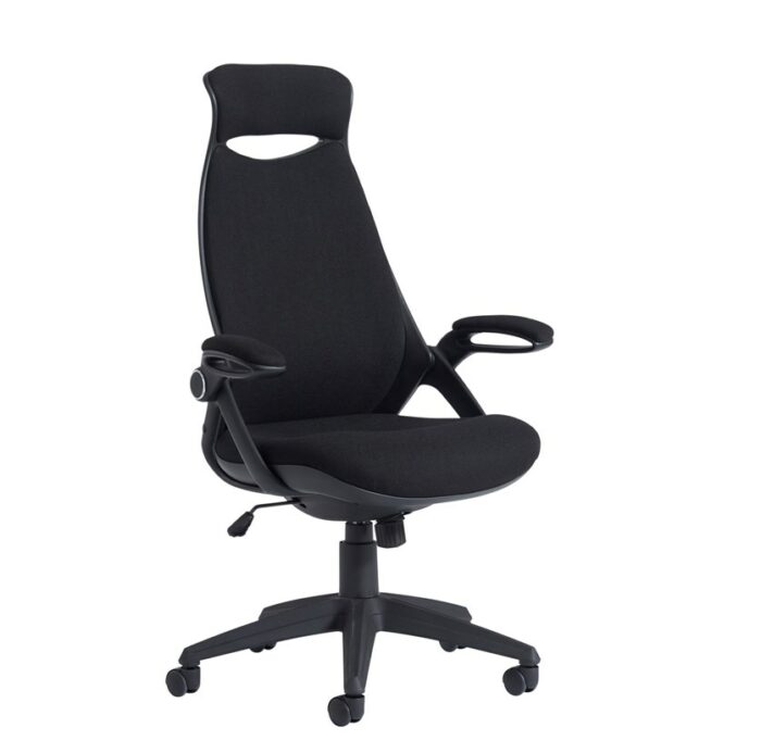 Tuscan high back managers chair with head support - Fabric-4627