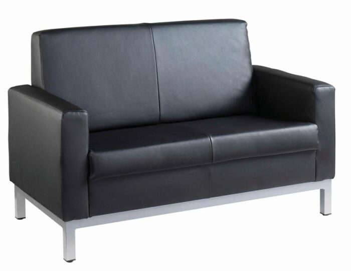 dams Helsinki square back reception black leather faced-4126