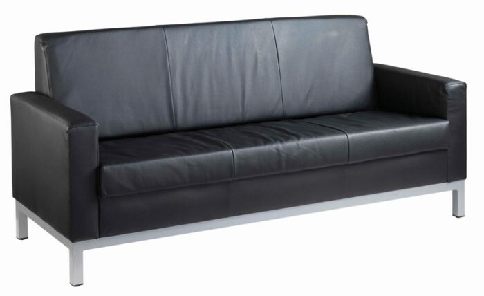 dams Helsinki square back reception black leather faced-4124