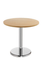 DAMS Pisa circular dining table with round chrome base-0