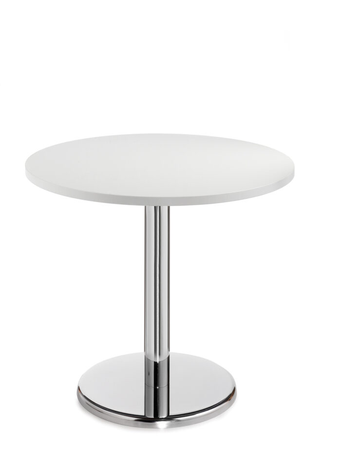 DAMS Pisa circular dining table with round chrome base-4934