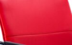 Essen leather visitor meeting chair Grey, Black, White or Red-22020
