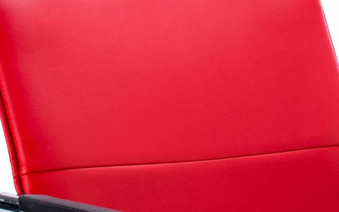 Essen leather visitor meeting chair Grey, Black, White or Red-22020