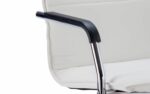 Essen leather visitor meeting chair Grey, Black, White or Red-22021