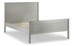 Julian Bowen Maine wooden Bed - Dove grey-4843